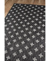Novogratz Villa Vi- Charcoal 6'7" x 9'6" Outdoor Area Rug