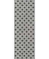 Novogratz Villa Vi- Gray 6'7" x 9'6" Outdoor Area Rug