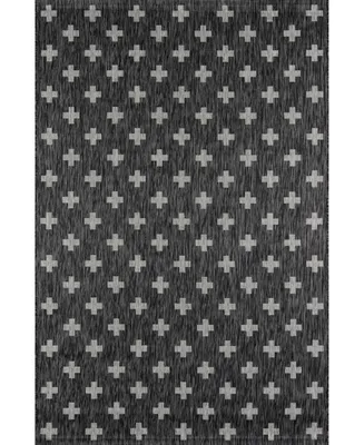 Novogratz Villa Vi- Charcoal 7'10" x 10'10" Outdoor Area Rug