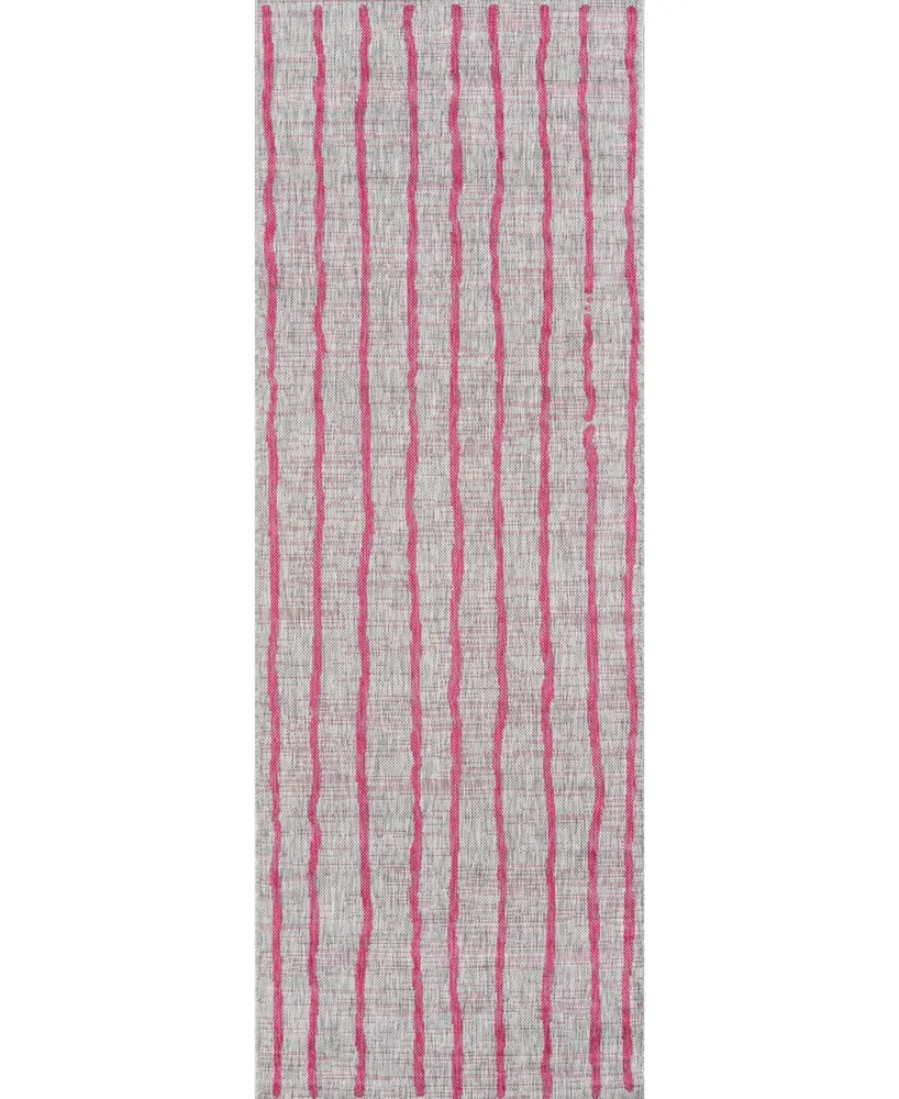 Novogratz Villa Vi-03 Fuschia 7'10" x 10'10" Outdoor Area Rug