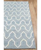 Erin Gates Langdon Lgd-1 Prince Blue 7'6" x 9'6" Area Rug