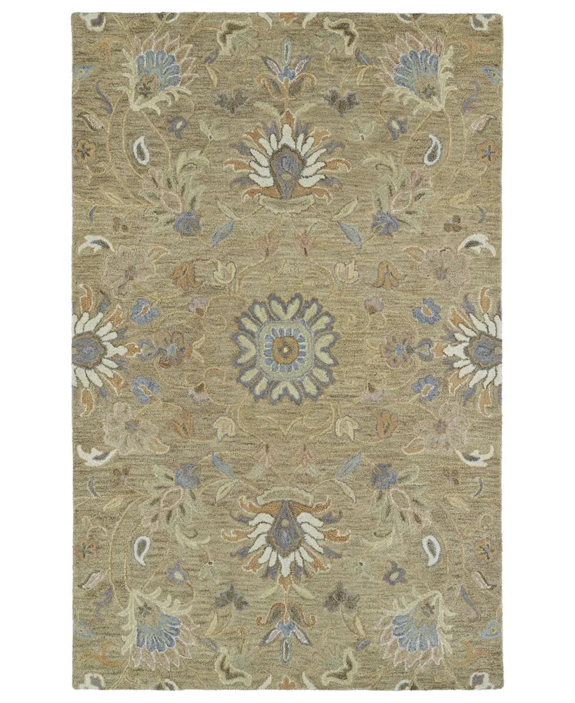 Kaleen Helena 3207-82 Light Brown 4 'x 6' Area Rug