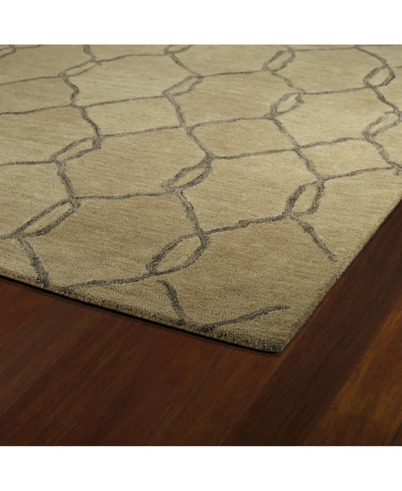 Kaleen Casablanca CAS02-82 Light Brown 5' x 8' Area Rug