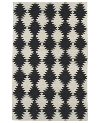 Kaleen Nomad NOM02-02 Black 5' x 8' Area Rug