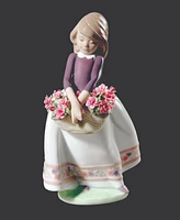 Lladro May Flowers Girl Figurine