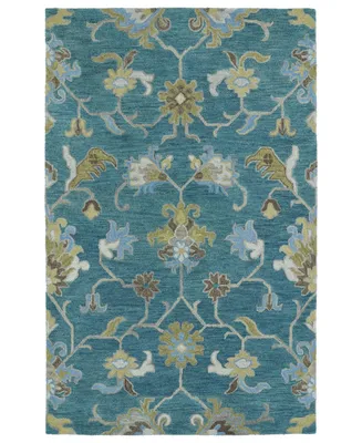 Kaleen Helena 3209-78 Turquoise 5' x 7'9" Area Rug