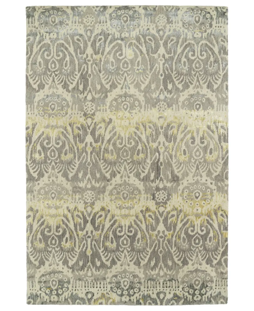 Kaleen Mercery MER01-75 Gray 3'6" x 5'6" Area Rug