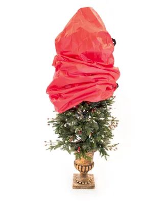 Santa's Bag Topiary Christmas Tree Storage Bag, Set of 2