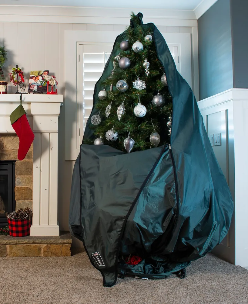 TreeKeeper Upright Assembled Christmas Tree Bag with Wheels, 7'-9' trees
