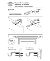 Exclusive Home Crystal Ball Outdoor Curtain Rod and Finial Set, 84"-160"