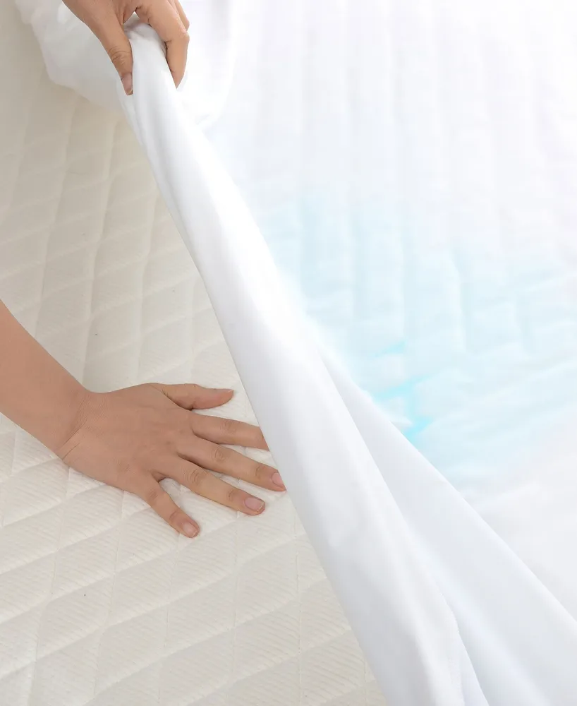 Cheer Collection Knitted Fabric Waterproof King Mattress Protector