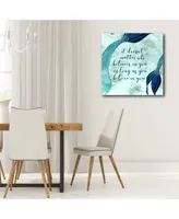 Courtside Market Mermaid Quotes Ii 16" x 16" Gallery-Wrapped Canvas Wall Art