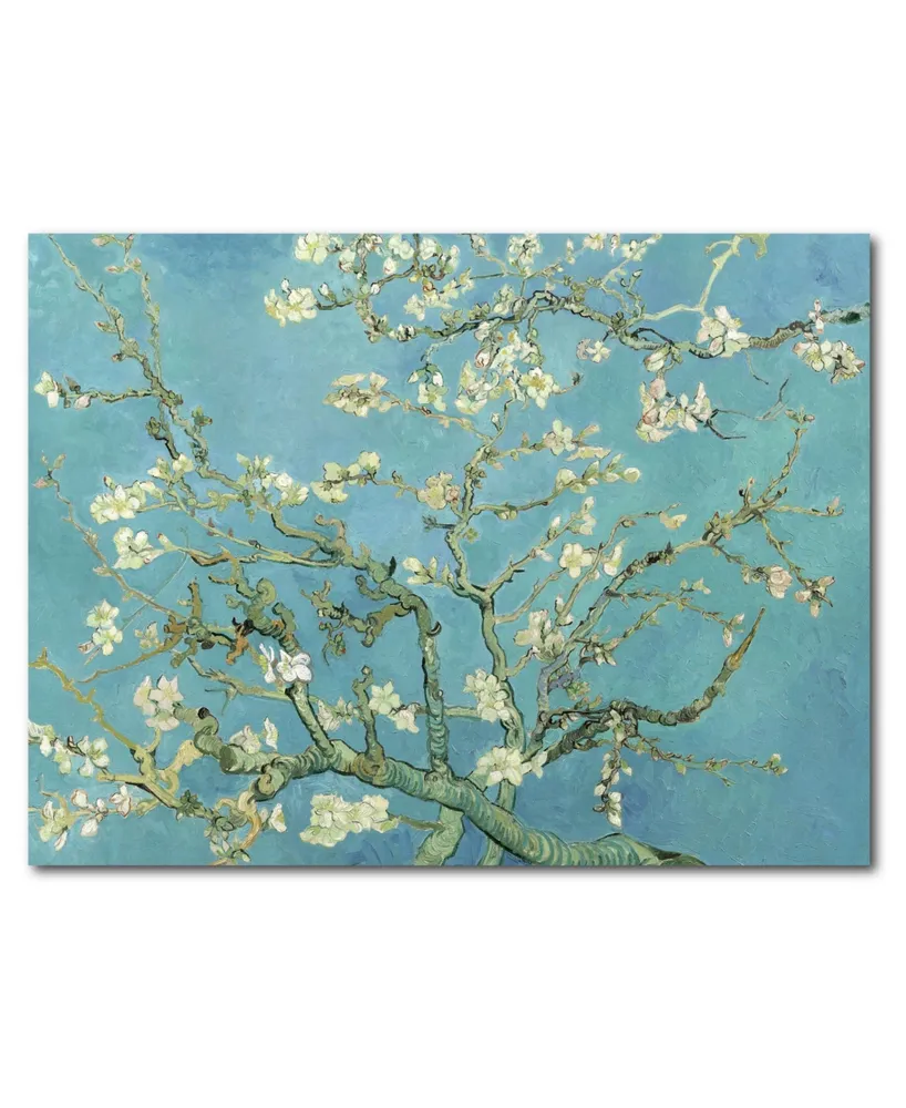 Courtside Market Van Gogh Cherry Blossoms 16" x 20" Gallery-Wrapped Canvas Wall Art