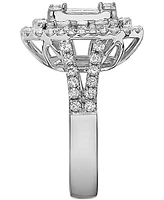 Effy Diamond Cluster Statement Ring (2 ct. t.w.) 14k White Gold