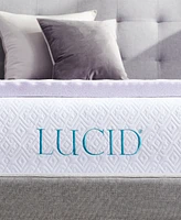 Lucid Dream Collection 5-Zone Lavender Memory Foam Mattress Topper