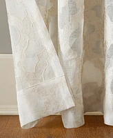 Yvette 52" x 63" Trellis Jacquard Sheer Curtain Panel