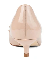 Journee Collection Women's Lutana Pointed Toe Kitten Heel Pumps