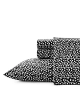 Marimekko Pikkuinen Unikko Cotton Percale 4 Piece Sheet Set