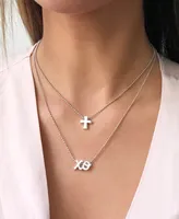 Alex Woo Cross Pendant Necklace in Sterling Silver