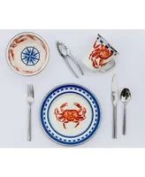 Golden Rabbit Crab House Enamelware Collection 15.5" Serving Tray