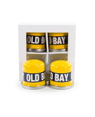 Golden Rabbit Old Bay Enamelware Collection Salt and Pepper Shakers, Set of 2