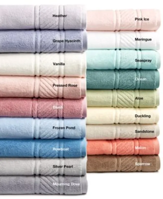 Martha Stewart Collection Cotton Spa Fashion Dot Bath Towel