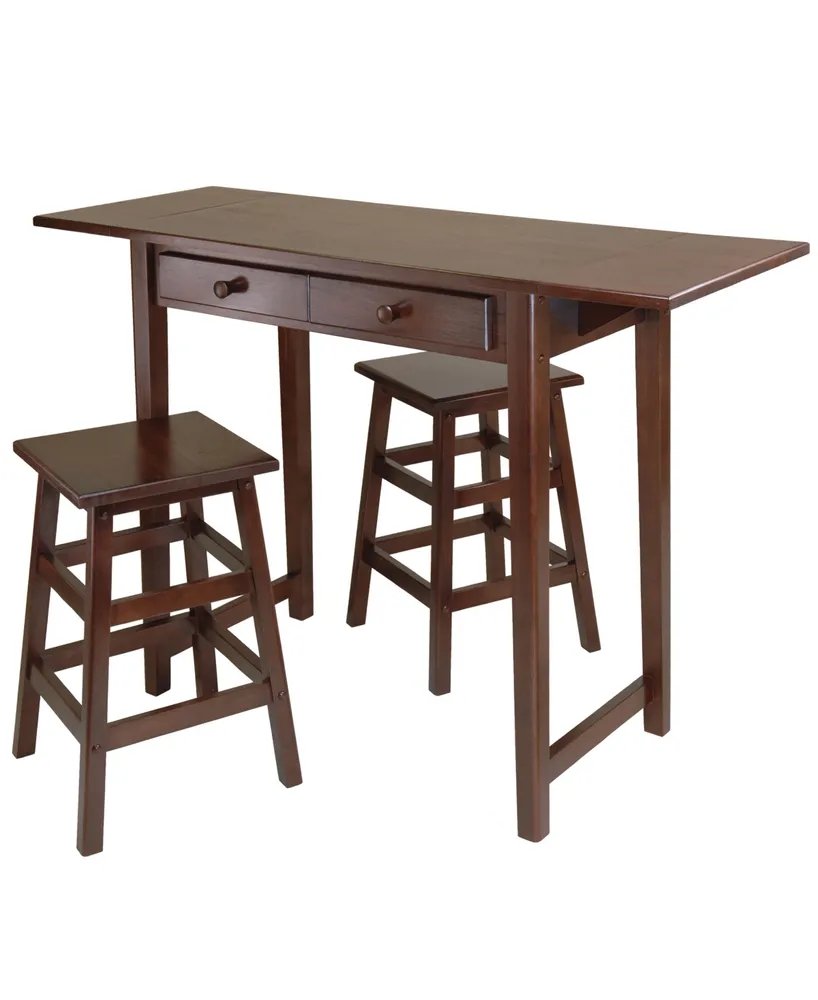 Mercer Double Drop Leaf Table with 2 Stools