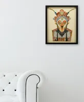 Empire Art Direct 'Beijing Opera Mask 1' Dimensional Collage Wall Art - 25" x 19''