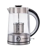 Hamilton Beach Tea Steeping 1.7-l Glass Kettle