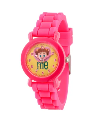 EwatchFactory Girl's Disney Toy Story 4 Gabby Gabby Pink Plastic Time Teacher Strap Watch 32mm