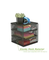 Mind Reader Mesh Mini 3 Tier Drawer Organizer