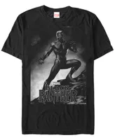 Marvel Men's Black Panther Posed Short Sleeve T-Shirt