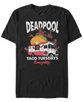 Marvel Men's Deadpool Taco Tuesday Short Sleeve T-Shirt