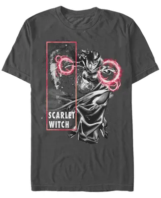 Marvel Men's Comic Collection The Scarlet Witch Blast Short Sleeve T-Shirt
