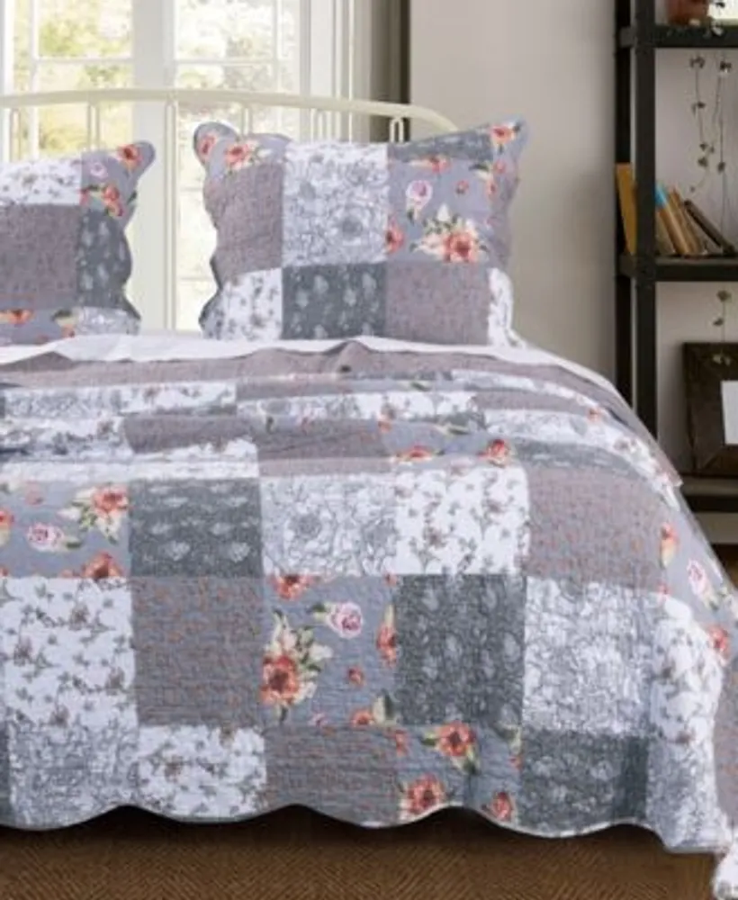 Greenland Home Fashions Giulia Quilt Set 3 Piece