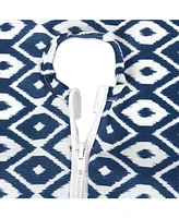 Design Imports Outdoor Table Runner with Zipper 14" x 72"