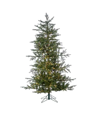 Sterling -Foot High Pre-Lit Natural Cut Portland Pine with Instant Glow Power Pole Feature