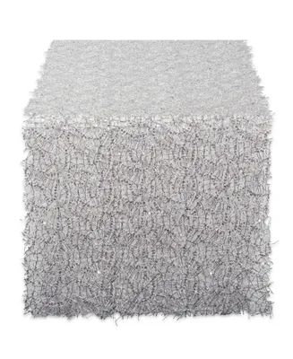 Design Imports Sequin Mesh Table Runner Roll 16" x 10'