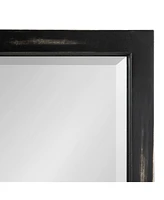 Kate and Laurel Hogan 9 Windowpane Wood Wall Mirror - 26" x 32"