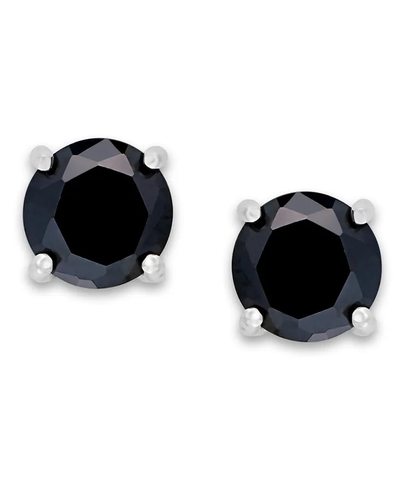 Giani Bernini Cubic Zirconia Sterling Silver Stud Earrings, Created for Macy's