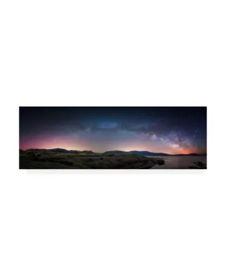 Darren White Photography Late Night Milky Way Show copy Canvas Art