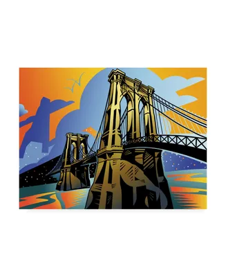 David Chestnutt Brooklyn Bridge Nyc Canvas Art
