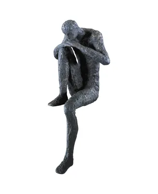 Cyan Design Thinking Man Shelf Sitter Sculpture