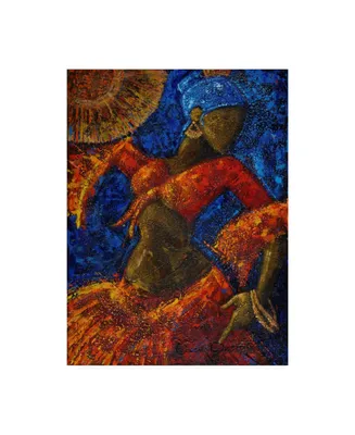 Oscar Ortiz Dancer in Red Canvas Art