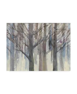 Albena Hristova Forest Light Gray Trees Canvas Art
