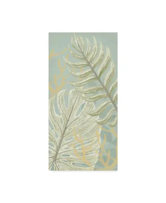 June Erica Vess Palm and Coral Panel I Canvas Art
