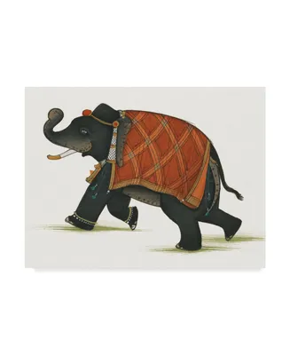 Wild Apple Portfolio India Elephant Ii Light Crop Canvas Art - 15" x 20"