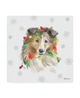 Beth Grove Holiday Paws Ix Canvas Art - 15" x 20"