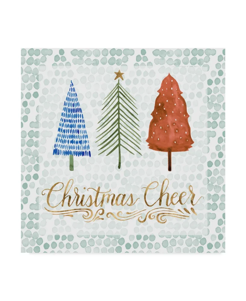 Grace Popp Christmas Tree Whimsy Iv Canvas Art - 15" x 20"