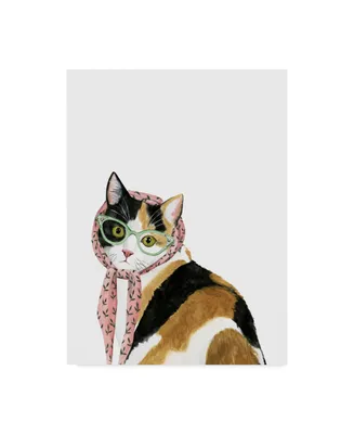 Grace Popp Cool Cat I Canvas Art - 15" x 20"